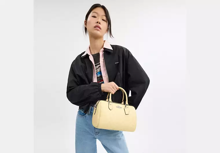 Rowan Satchel Bag In Signature Canvas