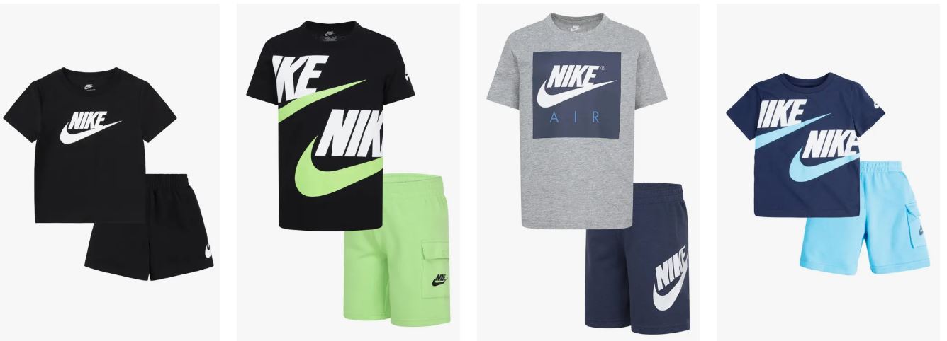 Kids’ Club Logo Graphic T-Shirt & Shorts Set