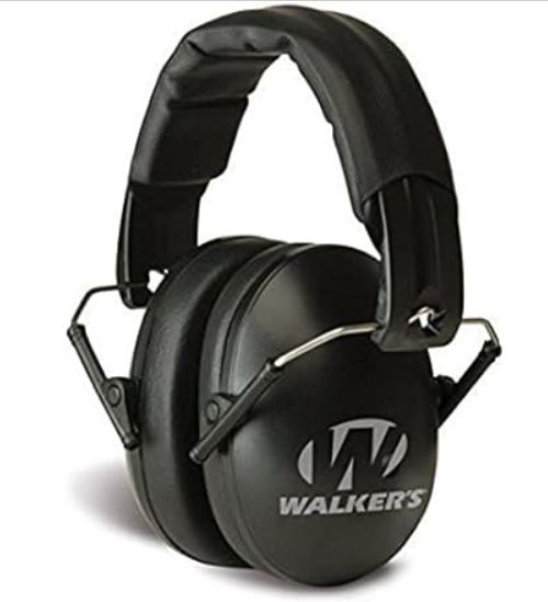 Walker’s Game Ear Low Profile Folding Muff, Black