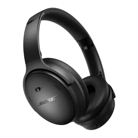 Bose – QuietComfort Wireless Noise Cancelling Over-the-Ear Headphones – Black