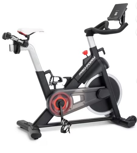 ProForm Carbon CX Exercise Bike with 3 Lb Dumbbell Set and 30-Day iFIT Membership