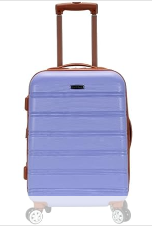 Rockland Hardside Expandable Luggage with Spinner Wheels, Lavender, Carry-On 20″