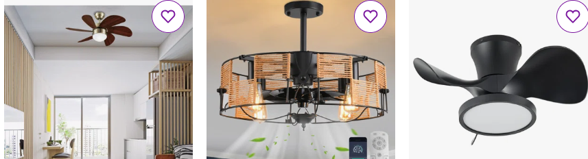 Indoor Ceiling Fans Under $65