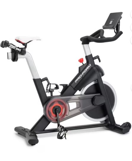 ProForm Carbon CX Exercise Bike with 3 Lb Dumbbell Set and 30-Day iFIT Membership