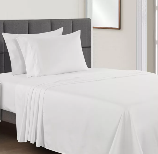 Microfiber Easy Care Solid 3-Pc. Sheet Set, Twin