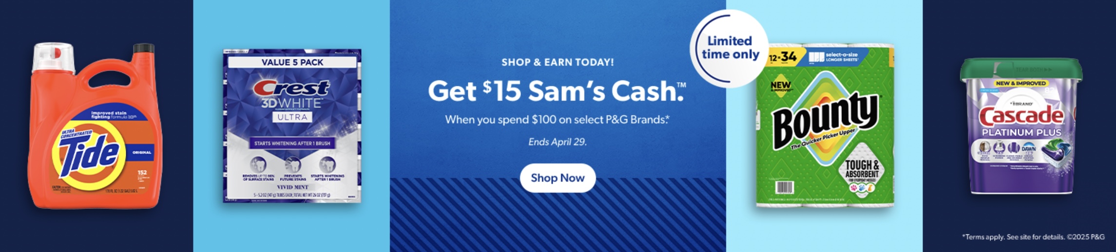Shop & Earn Today at Sam’s Club!
