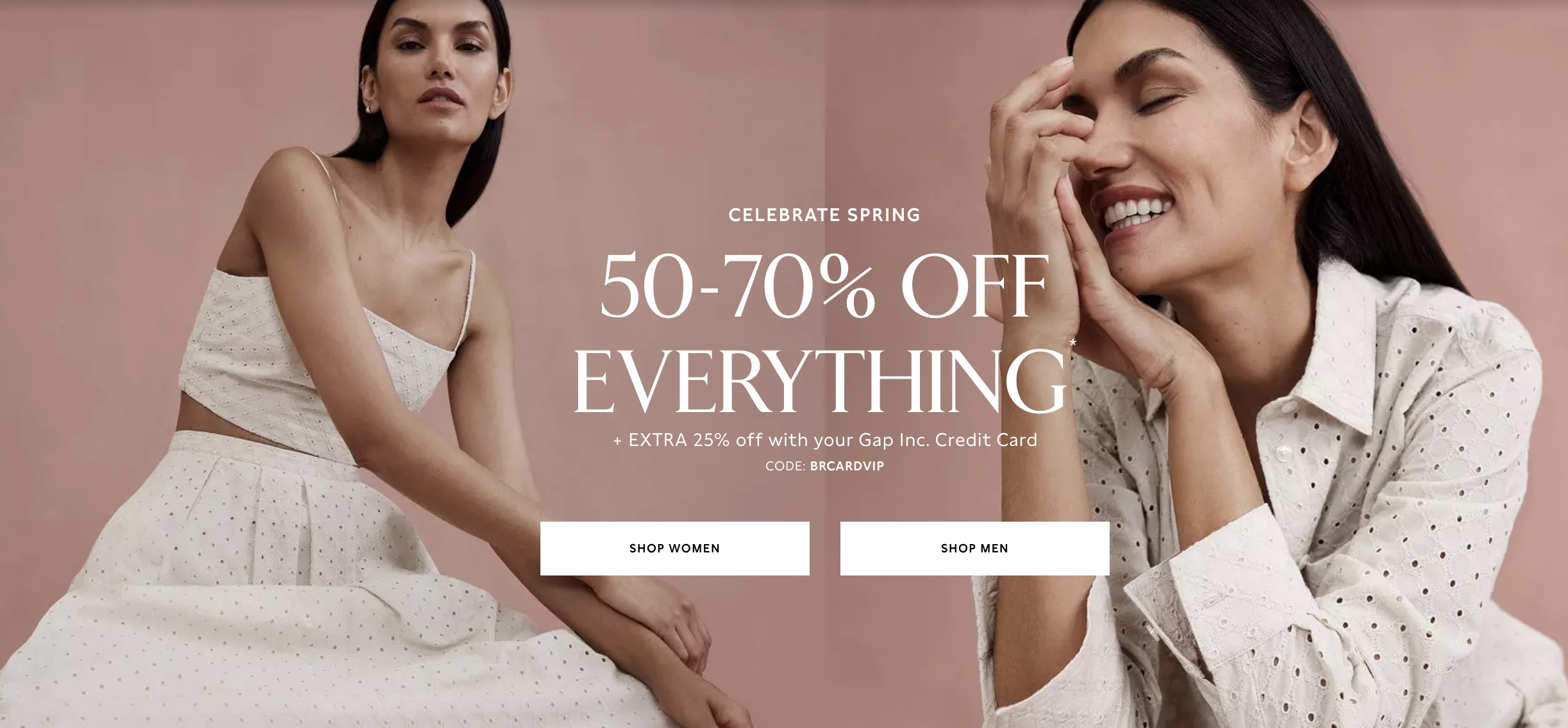 Banana Republic Factory – everything’s up to 70% off!