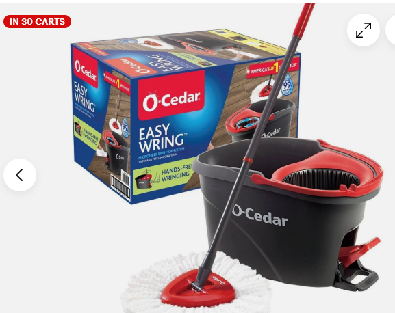 O-Cedar EasyWring Spin Mop and Bucket System