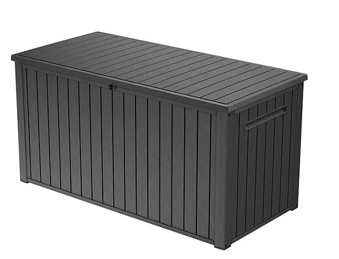 Keter 170 Gal. Resin Deck Box Large Indoor/Outdoor Storage