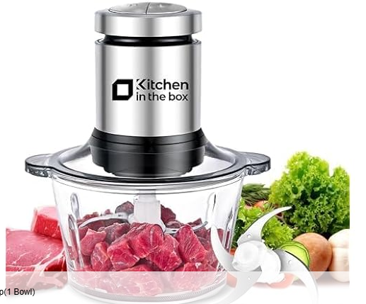 Kitchen in the box Food Processors,400W All-Copper Motor Meat Grinder & Food Chopper – Electric Vegetable Chopper