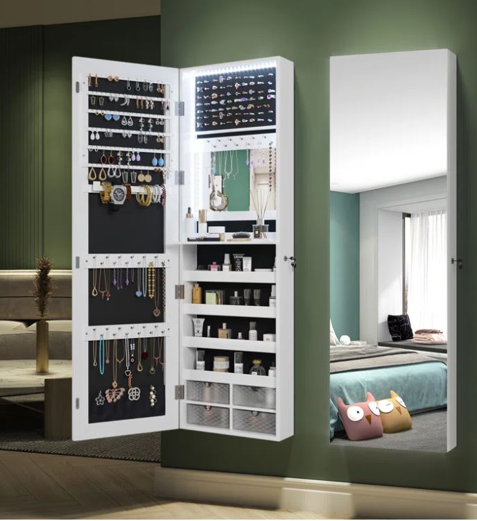 14.5” Wide Jewelry Armoire