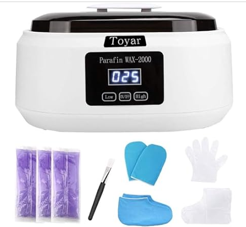 Touchscreen Paraffin Wax Warmer with 1.98lb Wax Moisturizing Paraffin Spa Wax Bath Kit