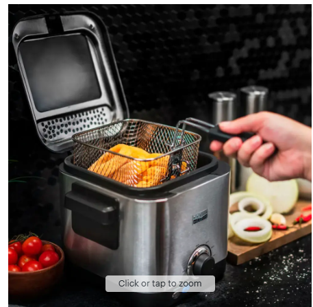 bella PRO – 1.6-qt. Deep Fryer – Stainless Steel