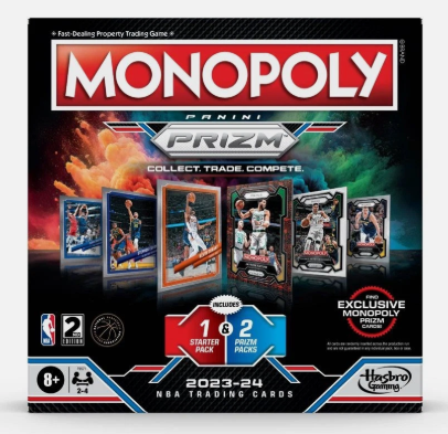 Monopoly Prizm NBA 2nd Edition Board Game 8+ Game Board Panini NBA