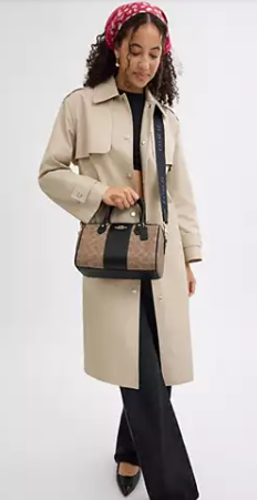 coachoutlet Rowan Satchel Bag In Signature Canvas