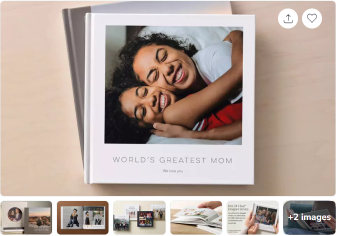 Perfect gift idea!!! Great for Mothers Day coming up!!!Two Hardcover 20 Page Photo Books