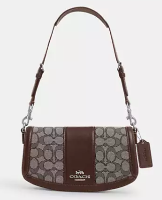 coachoutlet Andrea Shoulder Bag In Signature Jacquard