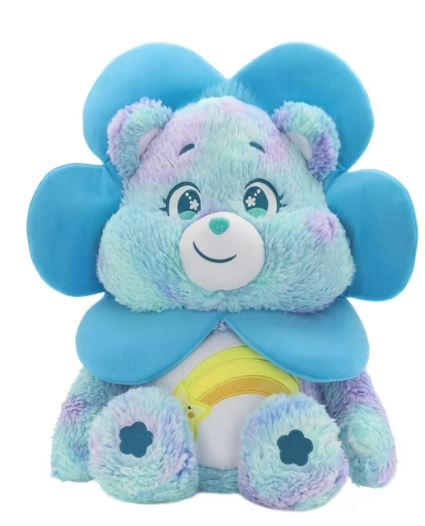 12.5In Blue Care Bears with FlowerDress Up for Adult and Child, Easter