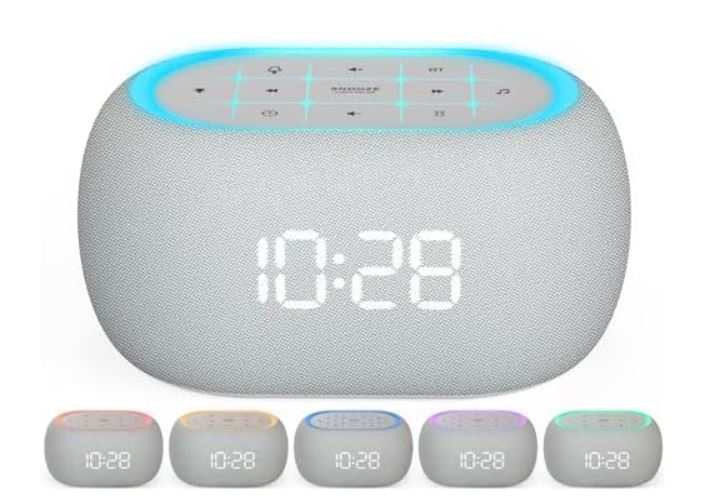 ANJANK Noise Sound Machine Alarm Clock