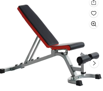 BalanceFrom Heavy Duty Adjustable and Foldable Utility Weight Bench, Regular, 800-Pound Capacity