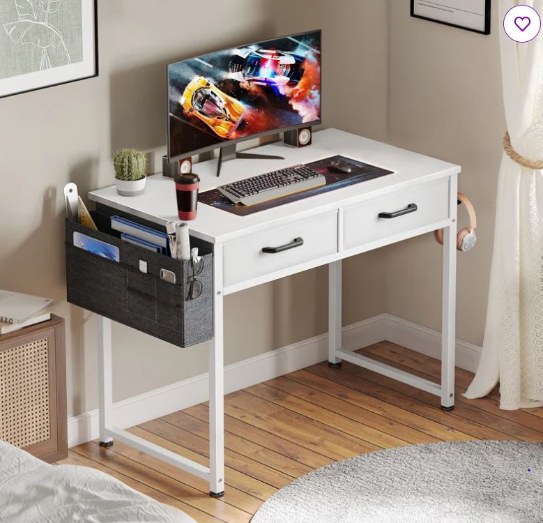 Murcott Metal Base Writing Desk