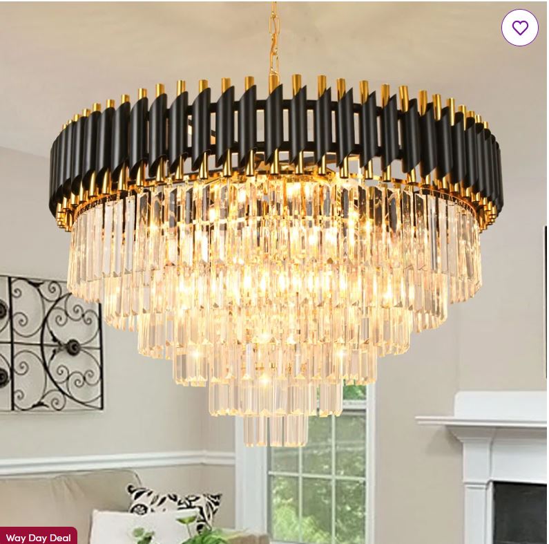 Annora 26″ Crystal Table Lamp Set With Night Light And USB Ports (Set of 2)