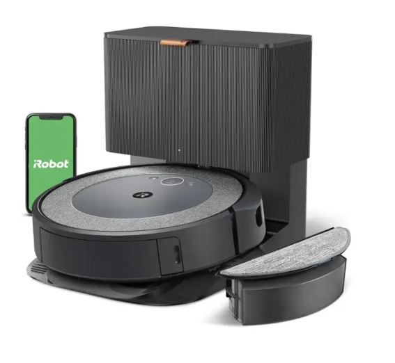 iRobot Roomba Combo i5+ Self-Emptying Robot Vacuum & Mop – Woven Neutral