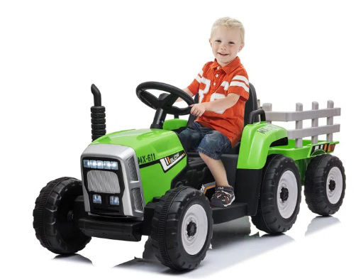 Costway 12 Volt 1 Seater Tractors / Construction Battery Powered Ride On with Remote Control