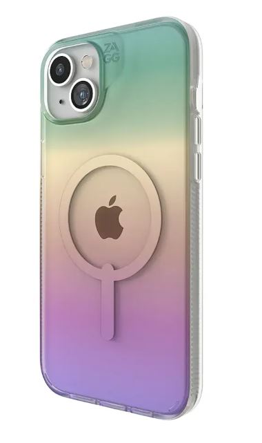 ZAGG – Milan Snap MagSafe Compatible Case for Apple iPhone 15 Plus – Iridescent