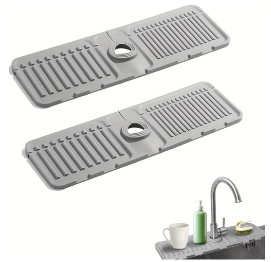 2-Pack Kitchen Sink Splash Guard