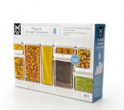 Member’s Mark 8-Piece Fliplock Pantry Storage