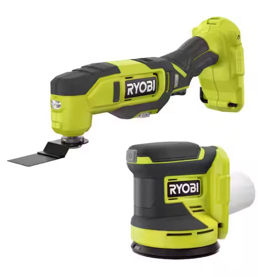 ONE+ 18V Cordless 2-Tool Combo Kit with Multi-Tool and 5 in. Random Orbit Sander (Tools Only)