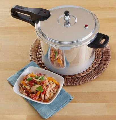 IMUSA 7QT Pressure Cooker Silver 7qt Stovetop Natural Finish Basic Aluminum