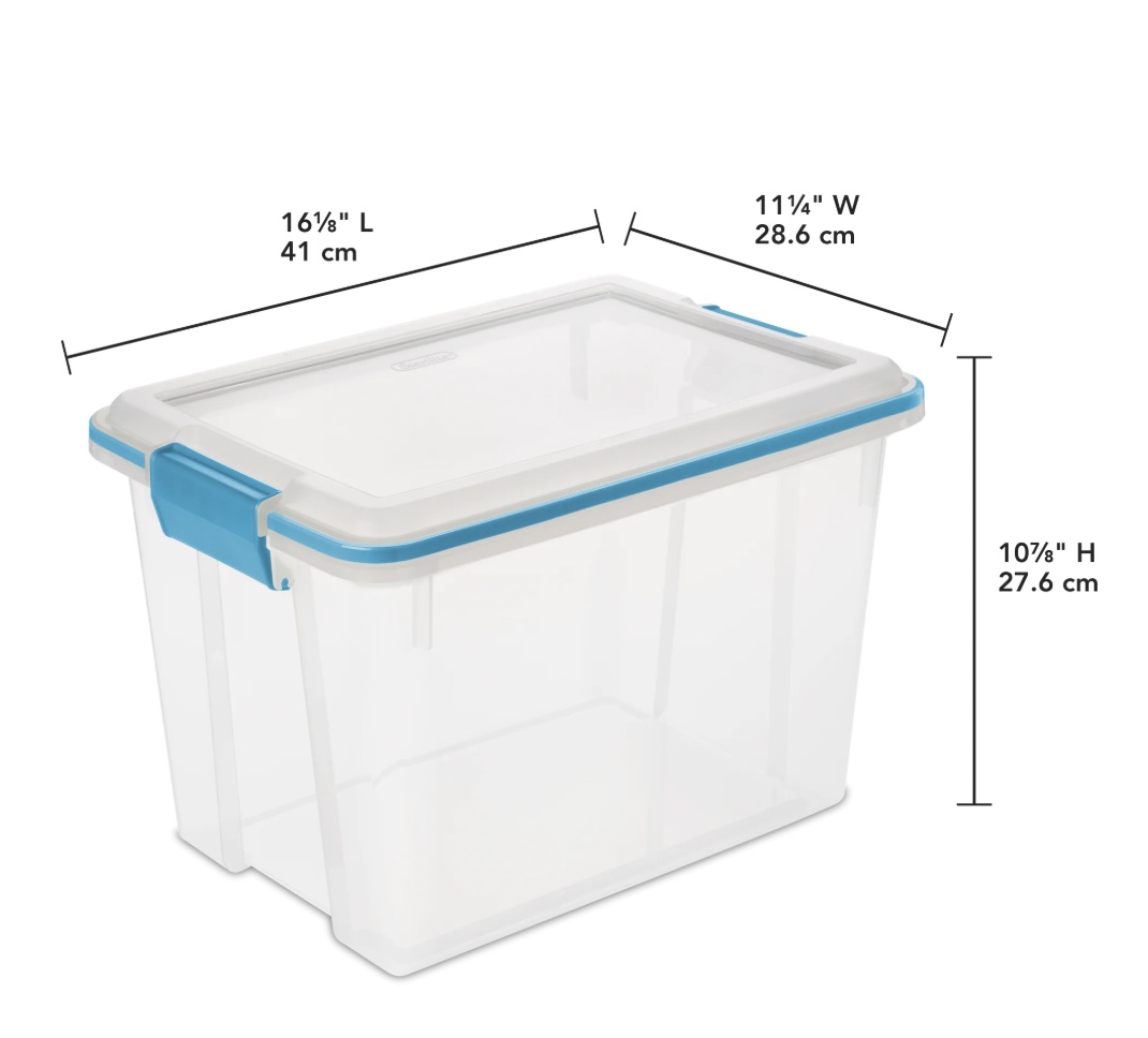 Sterilite 160 Qt. Wheeled Storage Box set