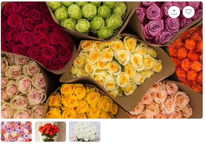 GO!! Perfect for Mothers Day!24 Luxury Long Stem Roses (Choice of Color)