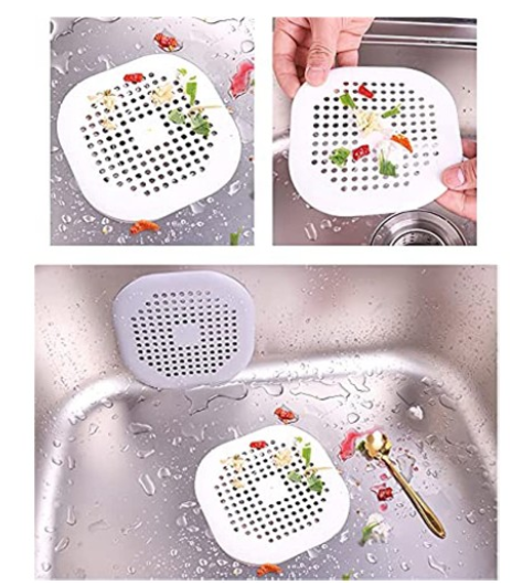 4 Pack: Hair Drain Cover for Shower