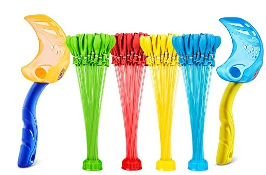 Bunch O Balloons Launcher 2 Pack & 4 Stems by ZURU, Rapid-Filling Self-Sealing Tropical Colored Water Balloons