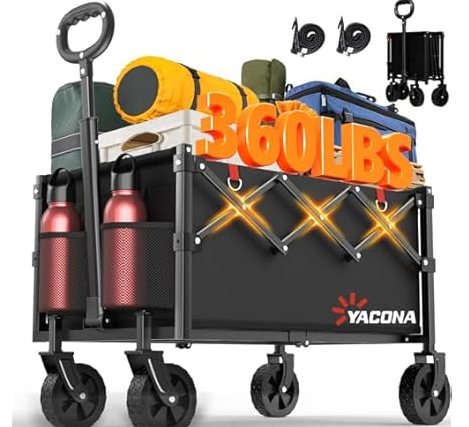 YACONA wagons carts foldable