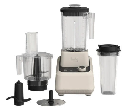 bella PRO – MasterBlend 3-in-1 Prep System with Blender, Personal Blender & Food Processor – Oatmilk