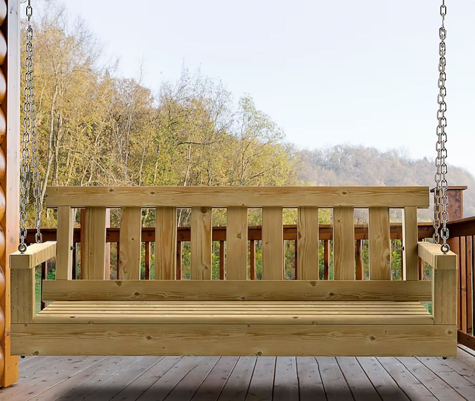 Emonnie 62.9″ Column Floor Lamp with Shelves, Real Solid Wood and Bulb Included