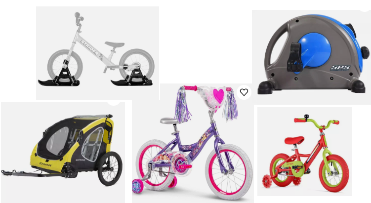 So many bikes up to 50% off + $5 off &30 in cart