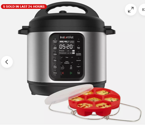 Instant Pot 6QT Multi-Cooker Rice Cooker Black 6qt 9-in-1 Pressure Bundle Multi