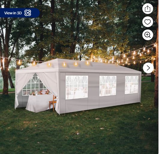 Furmax U-Shaped Sectional Sofa with Chaise, 4 Seats Chenille Fabric Sofa for Living room, White