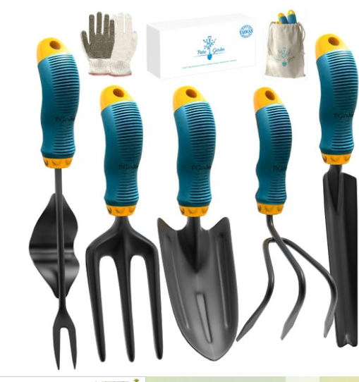 Gardening Tools Set from Alloy Steel with Storage Bag