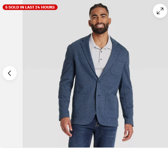 Men’s Comfort Wear Knit Blazer – Goodfellow & Co