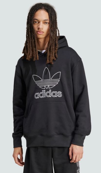 adidas men Adicolor Outline Trefoil Hoodie
