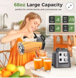 NEW Large 6-in-1 Pro Fruit Blender