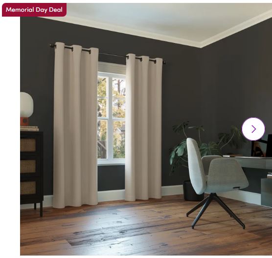 Wayfair Basics Blackout Grommet Curtain Panel