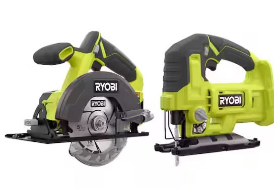 ONE+ 18V Cordless 2-Tool Combo Kit with 5-1/2 in. Circular Saw and Jig Saw (Tools Only)