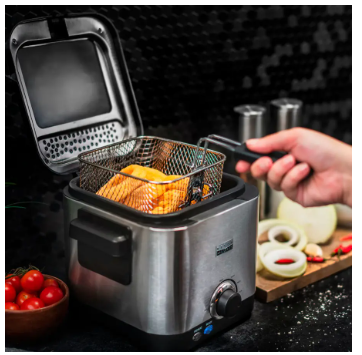 bella PRO – 1.6-qt. Deep Fryer – Stainless Steel